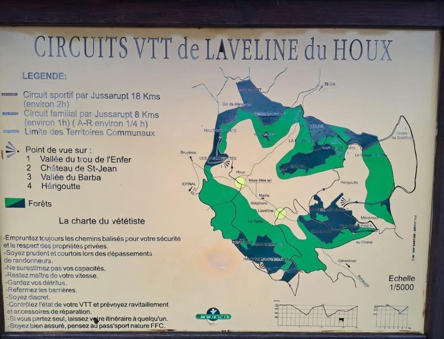 Gite Spa "La Foret Argentee" Proche Gerardmer Laveline-du-Houx Екстер'єр фото